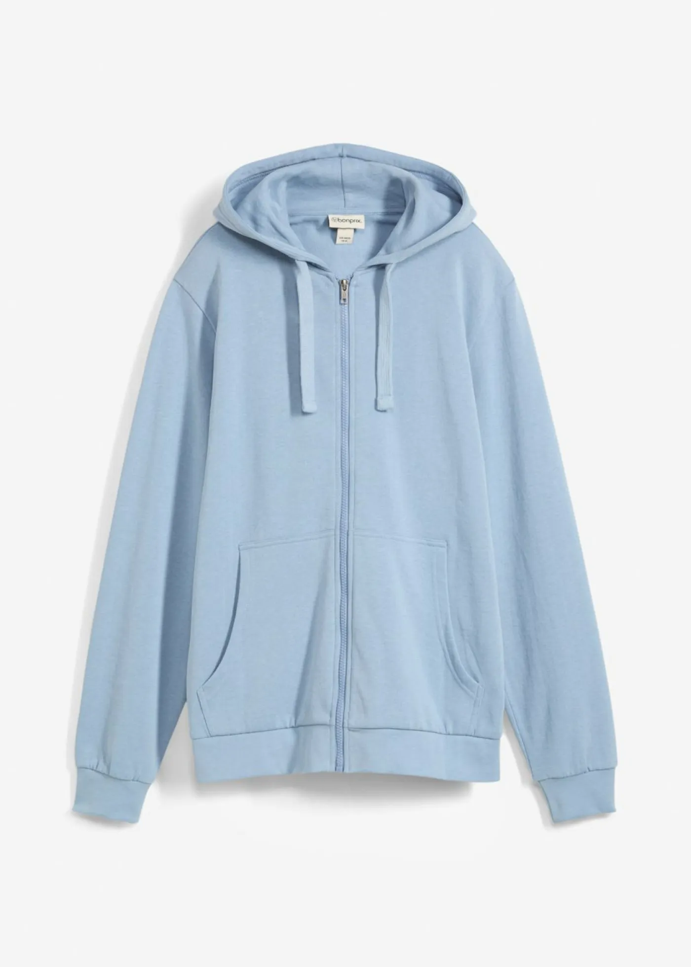 bonprix bonprix Básicos En Rebajas|Ropa Deportiva>Chaqueta de chándal con capucha, regular fit azul pálido