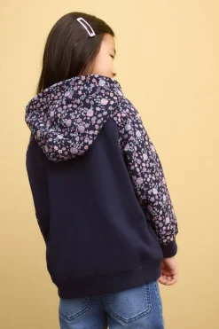 Niños bonprix bonprix Chaqueta de chándal con capucha de algodón orgánico