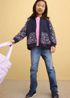 Niños bonprix bonprix Chaqueta de chándal con capucha de algodón orgánico