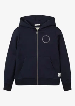 bonprix Tom Tailor Ropa 9 A 16 Años·Sudaderas Y Jerséis>Chaqueta de chándal con capucha de Tom Tailor Azul marino