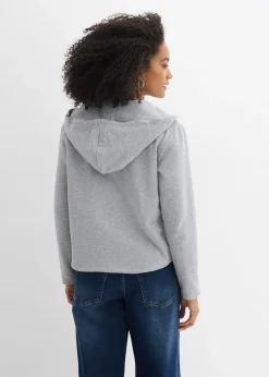 Mujer bonprix bonprix Chaqueta de chándal con capucha y poliéster reciclado