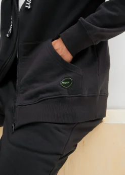 Hombre bonprix bonprix Chaqueta de chándal con capucha de algodón orgánico