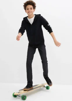 Niños bonprix bonprix Chaqueta de chándal de algodón orgánico con capucha