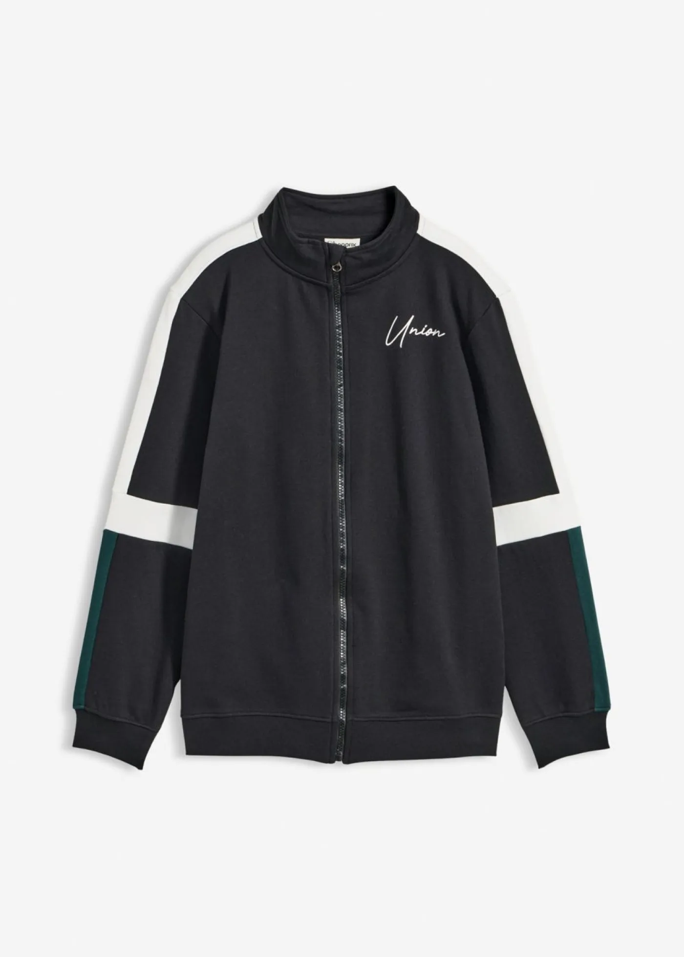 bonprix bonprix Ropa 9 A 16 Años·Sudaderas Y Jerséis|Ropa 9 A 16 Años·Novedades>Chaqueta de chándal de algodón orgánico puro Negro