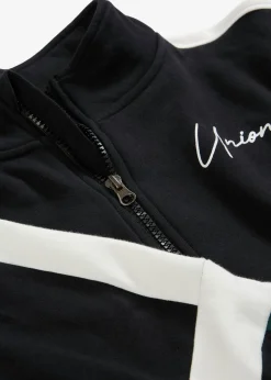 bonprix bonprix Ropa 9 A 16 Años·Sudaderas Y Jerséis|Ropa 9 A 16 Años·Novedades>Chaqueta de chándal de algodón orgánico puro Negro