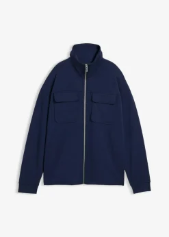 Mujer bonprix bonprix Chaqueta de chándal de mezcla de viscosa ligeramente brillante