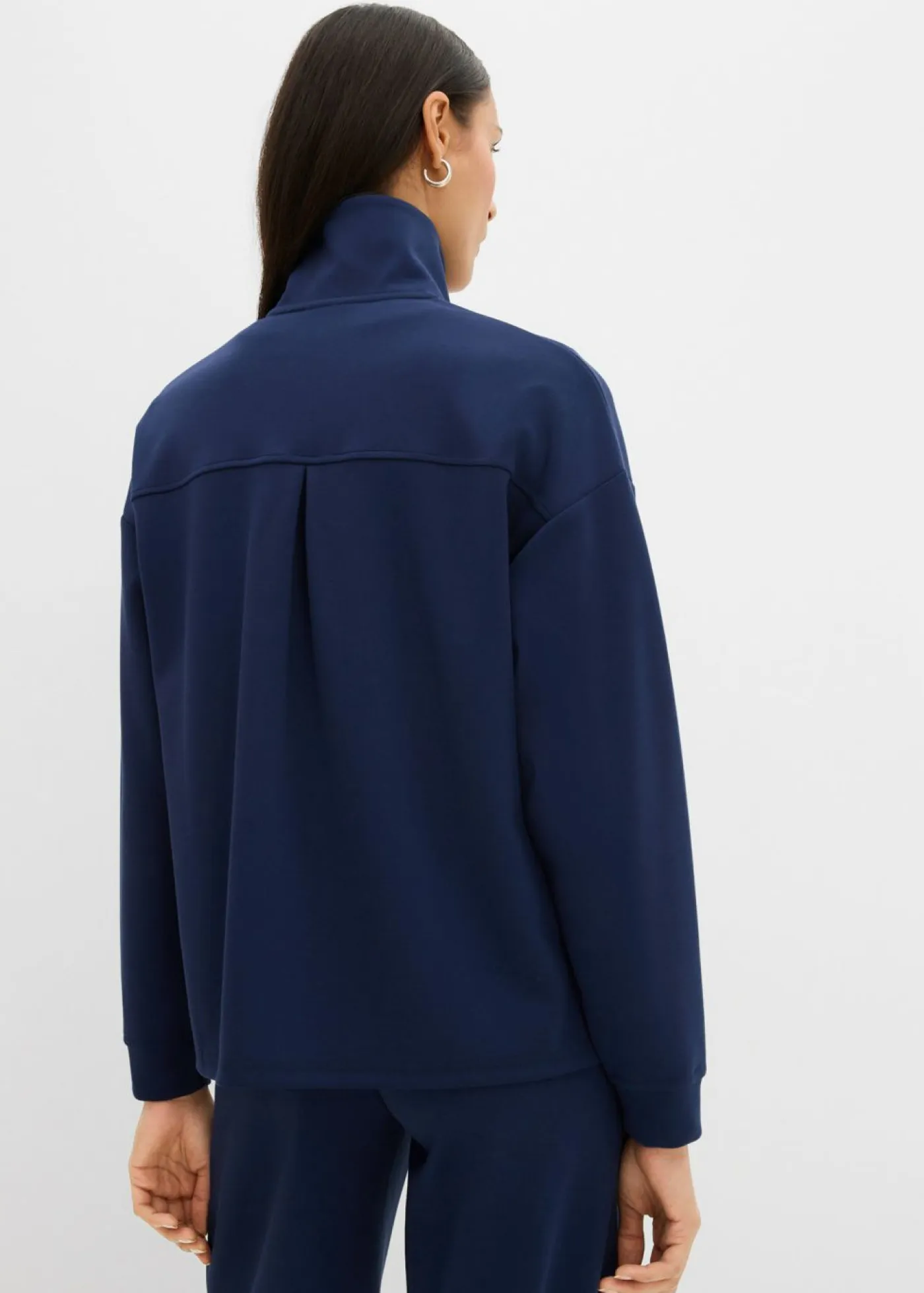 Mujer bonprix bonprix Chaqueta de chándal de mezcla de viscosa ligeramente brillante