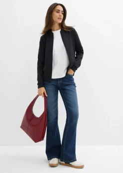 Mujer bonprix bonprix Chaqueta de chándal de neopreno con cremallera