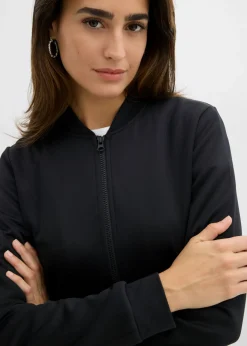 Mujer bonprix bonprix Chaqueta de chándal de neopreno con cremallera