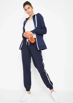 Mujer bonprix bonprix Chaqueta de chándal elástica con algodón