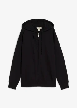bonprix bonprix Básicos|Ropa Cómoda>Chaqueta de chándal larga Negro