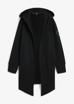 bonprix bonprix Ropa Cómoda>Chaqueta de chándal larga Negro