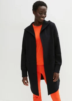 bonprix bonprix Ropa Cómoda>Chaqueta de chándal larga Negro