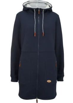 Mujer bonprix bonprix Chaqueta de chándal larga con capucha