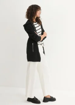 Mujer bonprix bonprix Chaqueta de chándal larga con bolsillos con cremallera
