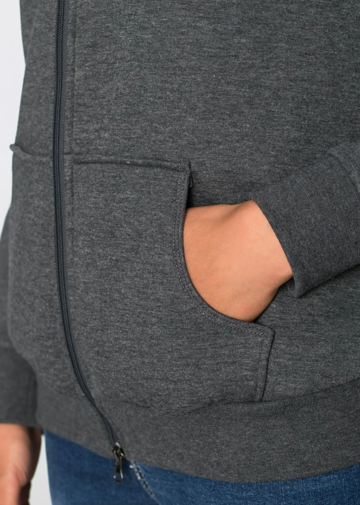 bonprix bonprix Premamá>Chaqueta de chándal premamá y de porteo, 3 en 1, con interior esponjoso Antracita jaspeado