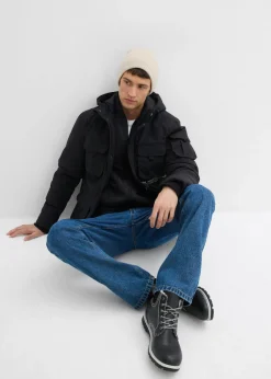 Hombre bonprix bonprix Chaqueta de invierno con capucha y muchos bolsillos prácticos