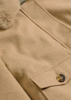 Mujer bonprix bonprix Chaqueta de invierno con aspecto de lana