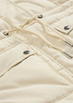 bonprix bonprix Chaquetas Y Abrigos>Chaqueta de invierno con cintura ajustable Arena claro