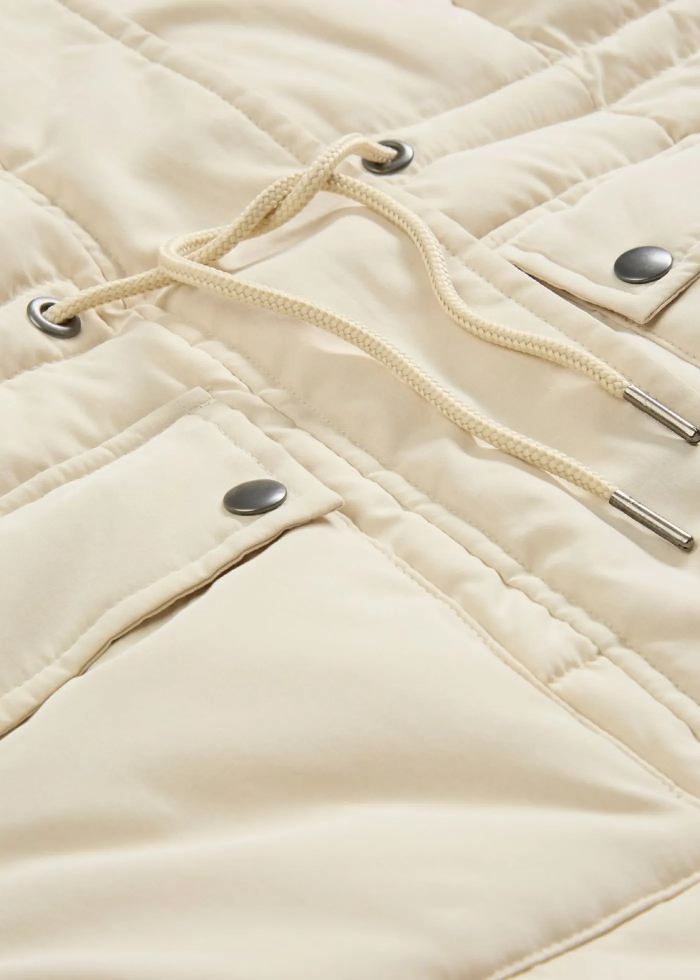 bonprix bonprix Chaquetas Y Abrigos>Chaqueta de invierno con cintura ajustable Arena claro