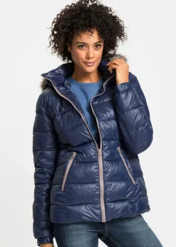 bonprix bonprix Chaquetas Y Abrigos>Chaqueta de invierno con capucha Azul marino
