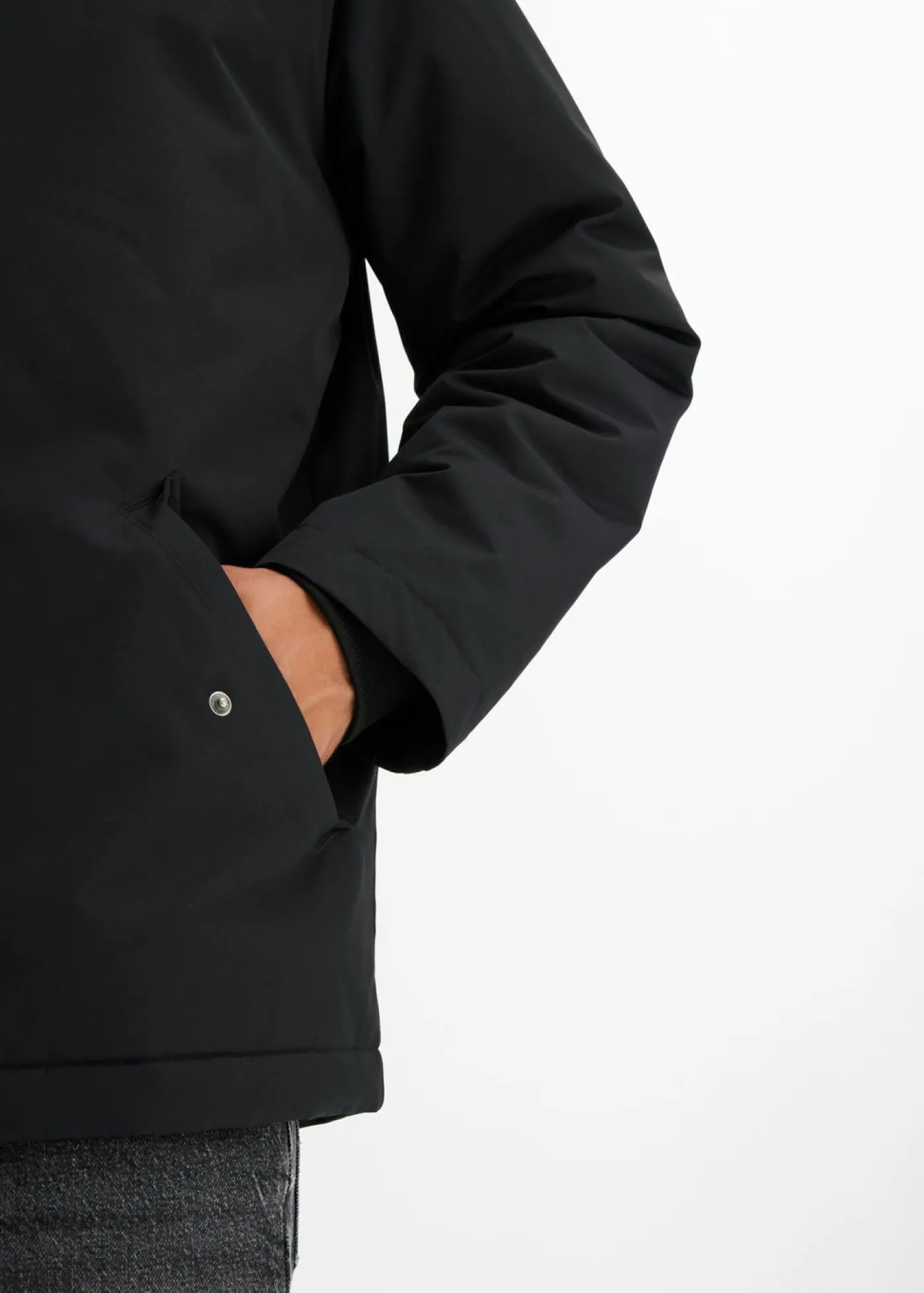 bonprix bonprix Chaquetas Y Abrigos·Chaquetas>Chaqueta de invierno con capucha Negro