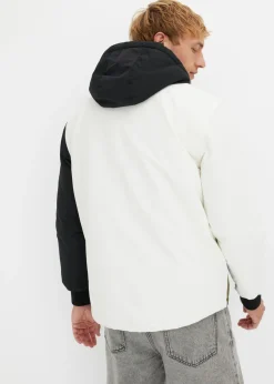 Hombre bonprix bonprix Chaqueta de invierno con capucha en color block