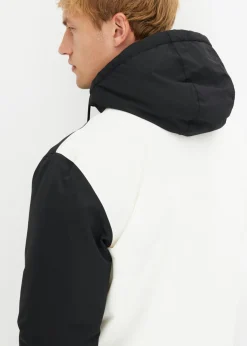 Hombre bonprix bonprix Chaqueta de invierno con capucha en color block