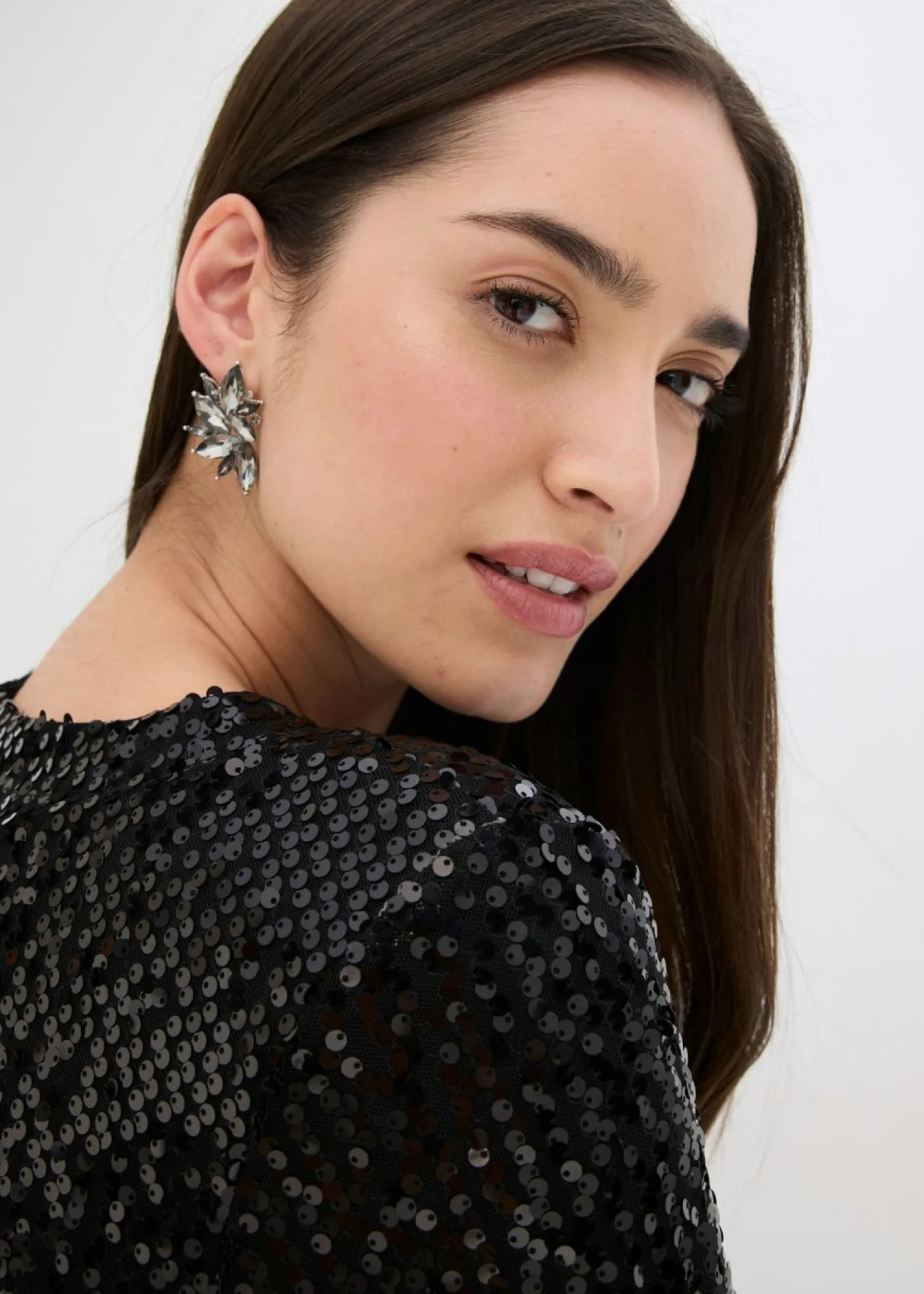 bonprix bonprix Chaquetas Y Abrigos>Chaqueta de lentejuelas Negro