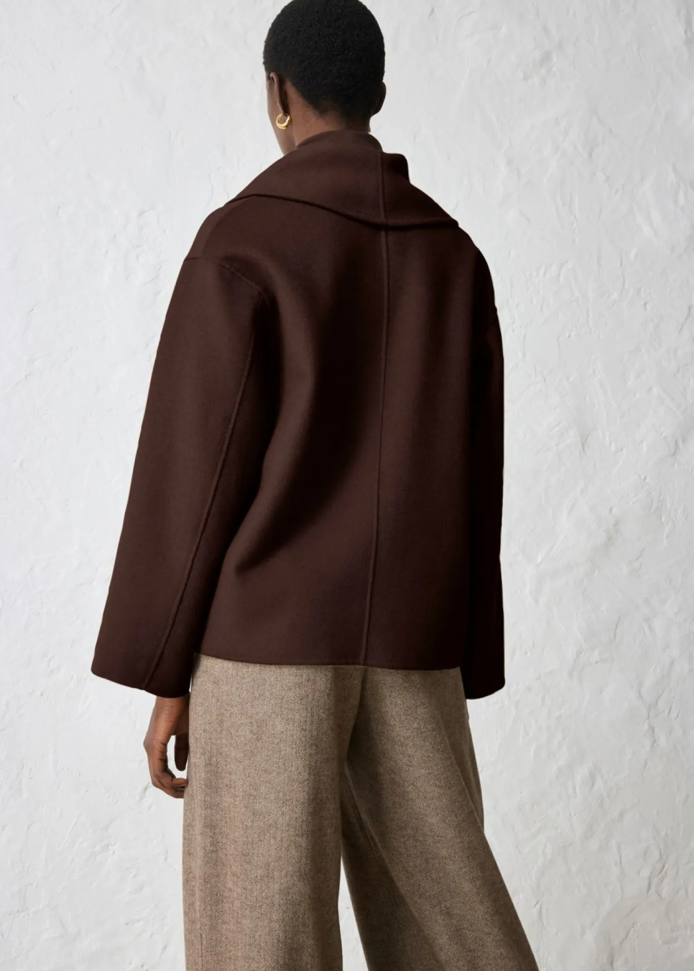 Mujer bonprix bonprix Chaqueta de mezcla de lana suave