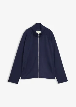 bonprix bonprix Esenciales|Chaquetas Y Abrigos>Chaqueta de mezcla de modal Azul marino
