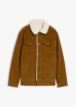 Hombre bonprix bonprix Chaqueta de pana con forro de peluche