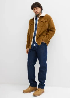 Hombre bonprix bonprix Chaqueta de pana con forro de peluche