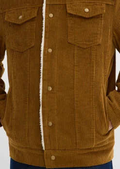 Hombre bonprix bonprix Chaqueta de pana con forro de peluche