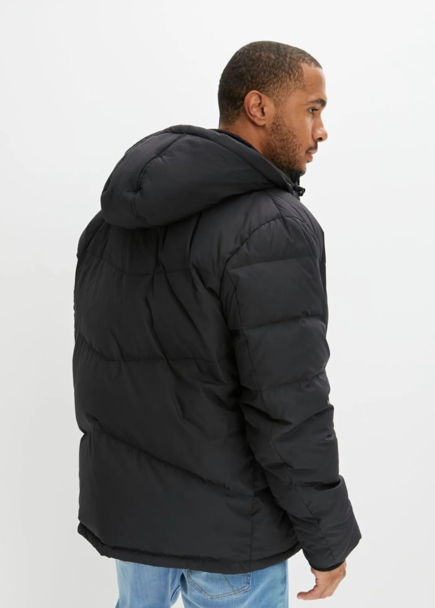 bonprix bonprix Chaquetas Y Abrigos·Chaquetas|Chaquetas Y Abrigos·Chaquetas Técnicas>Chaqueta de plumón con forro cálido, acabado Bionic y tejido repelente al agua Negro