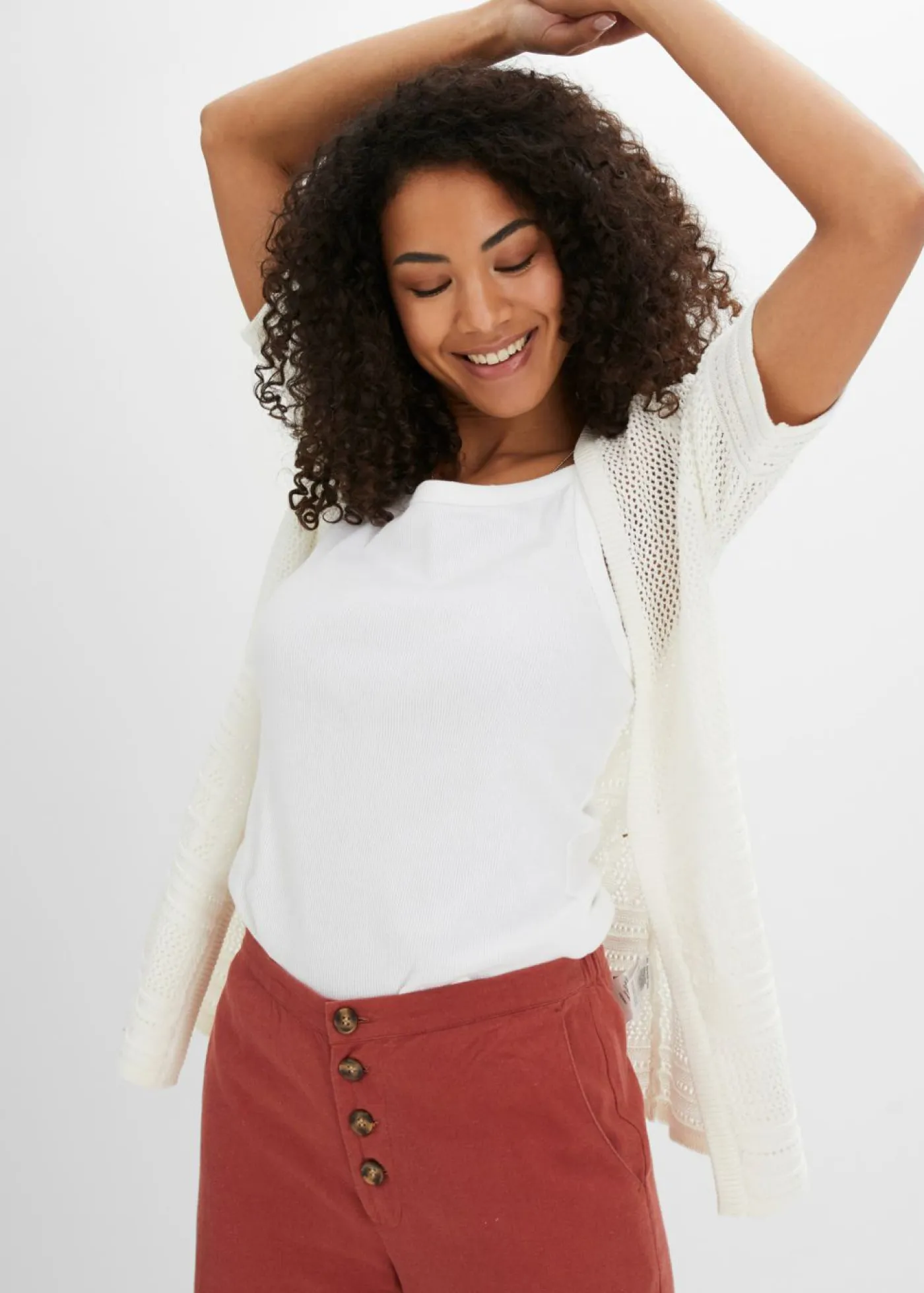 Mujer bonprix bonprix Chaqueta de punto ajour