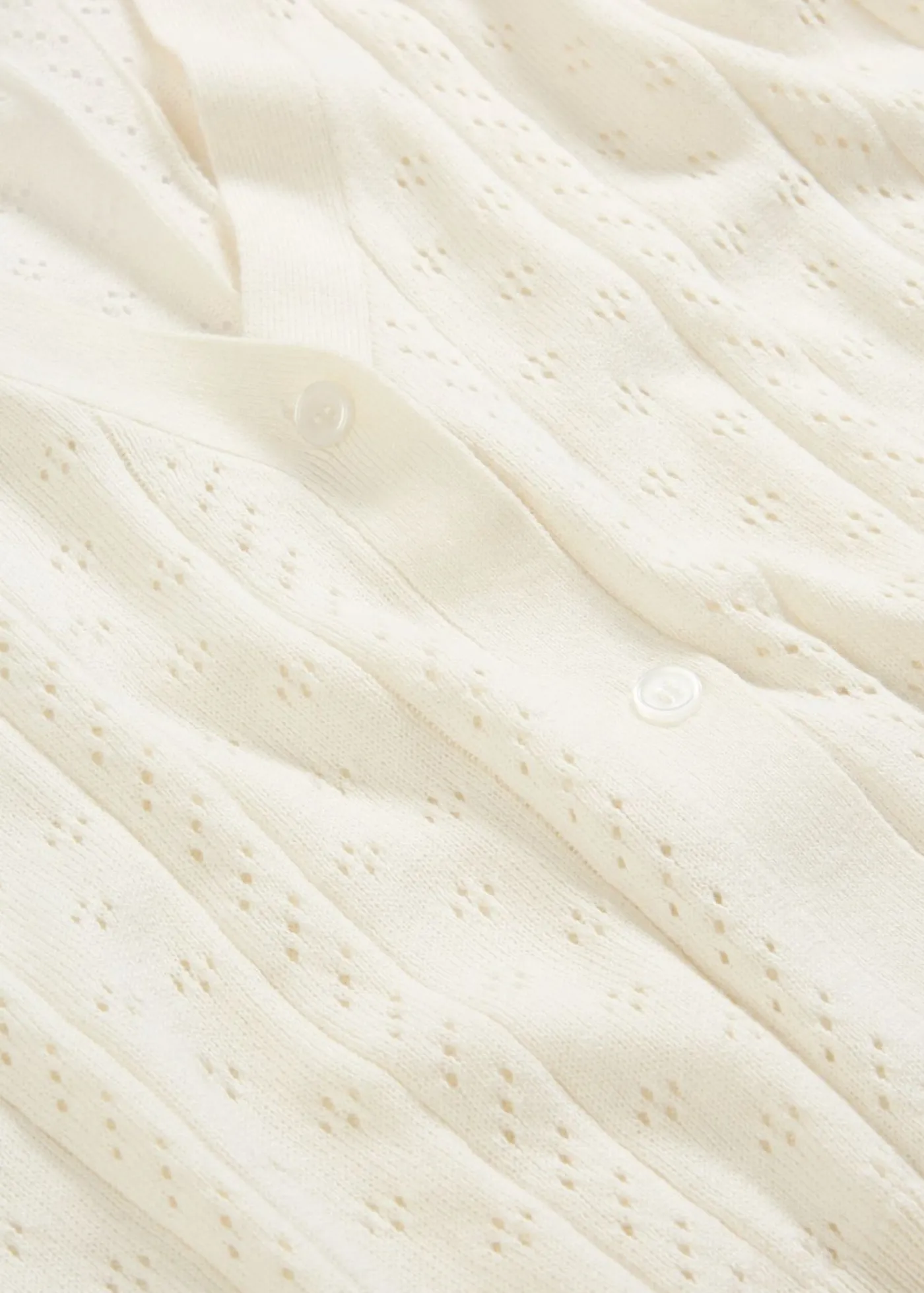 Mujer bonprix bonprix Chaqueta de punto ajour con mezcla de seda