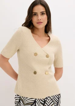 Mujer bonprix bonprix Chaqueta de punto con algodón