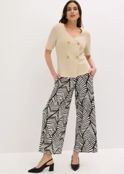 Mujer bonprix bonprix Chaqueta de punto con algodón