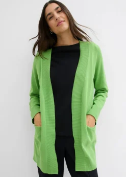 Mujer bonprix bonprix Chaqueta de punto con bolsillos y manga larga