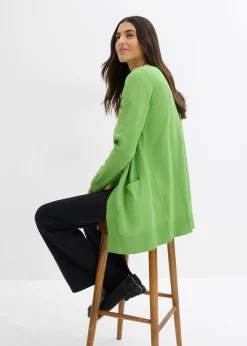 Mujer bonprix bonprix Chaqueta de punto con bolsillos y manga larga