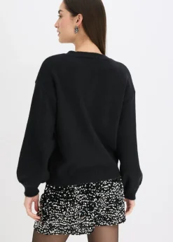 Mujer bonprix bonprix Chaqueta de punto con botones decorativos