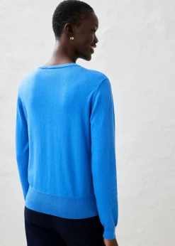 Mujer bonprix bonprix Chaqueta de punto con contenido de seda