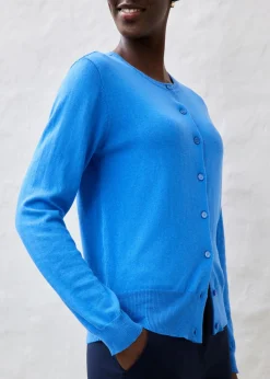 Mujer bonprix bonprix Chaqueta de punto con contenido de seda