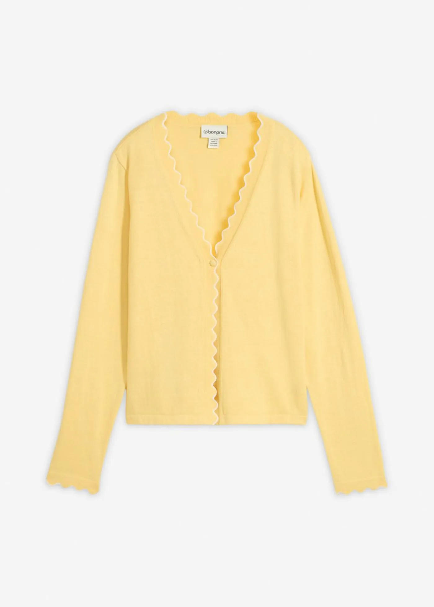 Mujer bonprix bonprix Chaqueta de punto con contenido de seda