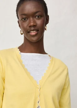 Mujer bonprix bonprix Chaqueta de punto con contenido de seda