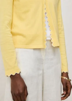 Mujer bonprix bonprix Chaqueta de punto con contenido de seda