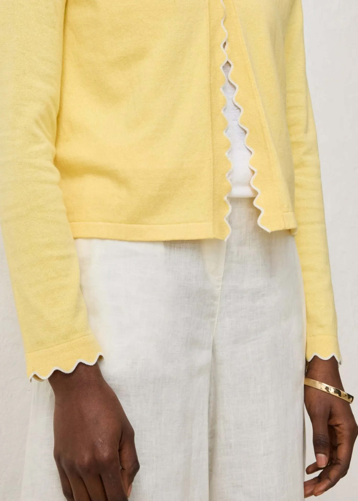 Mujer bonprix bonprix Chaqueta de punto con contenido de seda