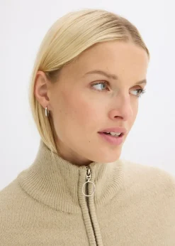 Mujer bonprix bonprix Chaqueta de punto con cremallera