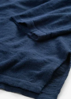 bonprix bonprix Básicos|Jerséis>Chaqueta de punto de algodón ligero y calidad superior Azul marino